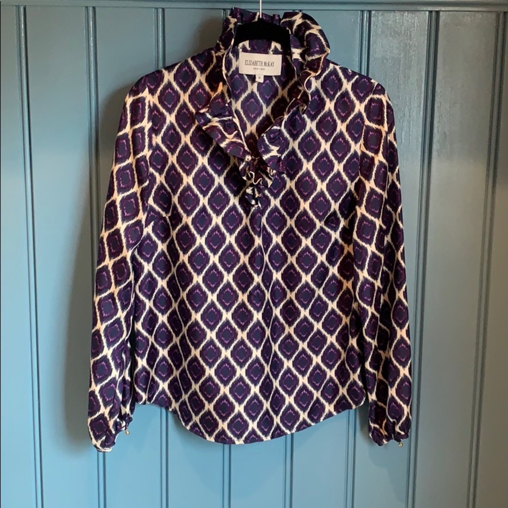 Elizabeth McKay silk blouse